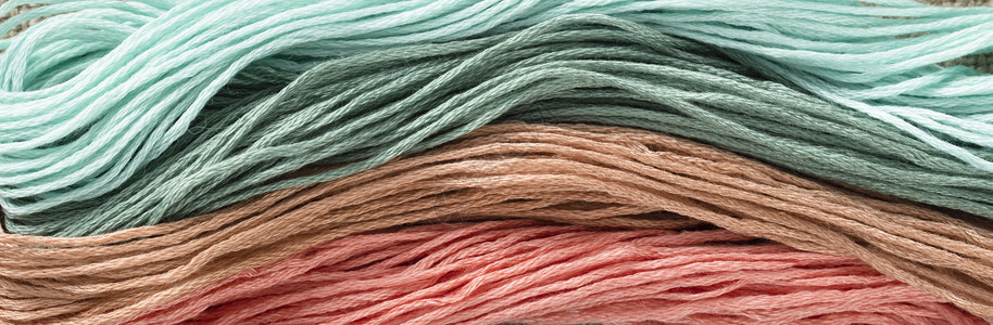 刺绣花牙线粉色手工纺织品补给品针线活绿色棉布缝纫爱好背景图片