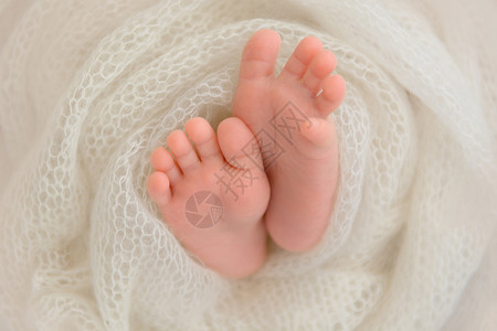 婴儿风包素材美丽的小脚 一个新生的婴儿 用布包起来高跟鞋生活亲子女孩身体手指幸福童年父亲孩子背景
