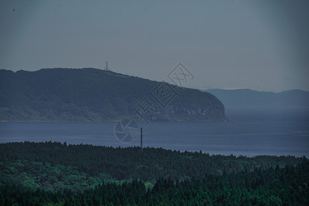 丸山展望台美好的北海道高清图片