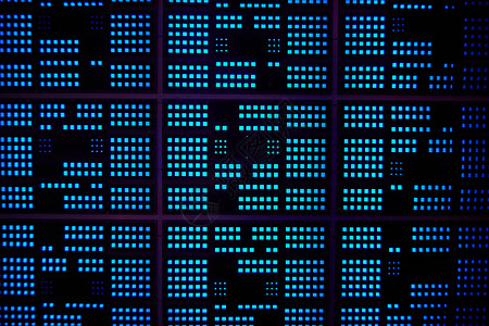 俄亥俄州蓝色计算机灯长墙背景