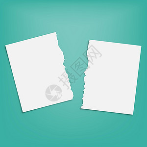 粉碎的平方纸片 有阴影的矢量纸片背景图片