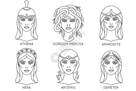 芡实收集希腊女神设计图片