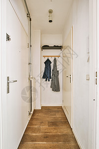 公寓走廊现代公寓的入口和过道住宅走廊门厅财产衣柜住房贮存房间地面建造背景