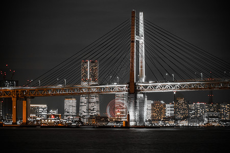 横滨海湾大桥首都高速神奈川县高清图片