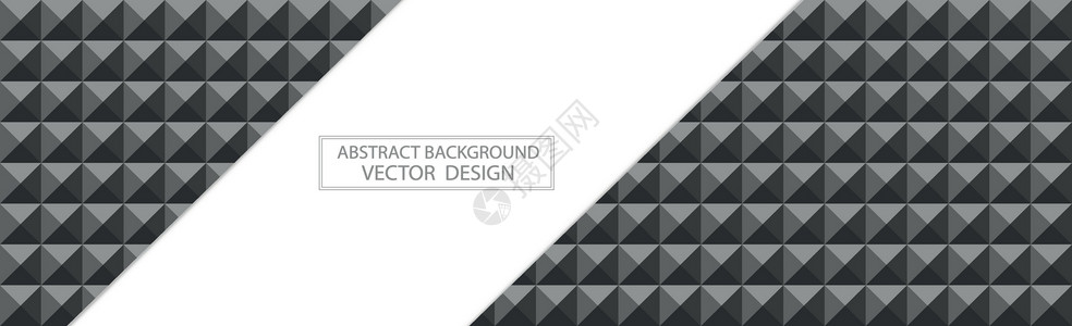 许多相同方形的全光黑网络背景模板  矢量黑色插图水平几何形状建筑学艺术网格商业灰色背景图片