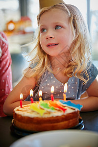 个生日素材一个可爱的小女孩 坐在她生日蛋糕前 她是个很可爱的小姑娘 我非常喜欢他背景