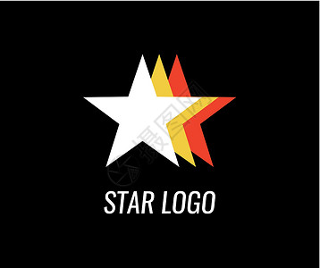星号对时尚商业公司Logo背景图片