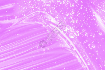 神经酰胺3含有异丁醇和环氨酸 果冻质地化妆品的血清液体 含碳素和对硫醇的奶油 阳极剂样本 粉色面罩涂片背景