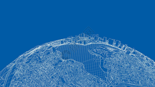 世界蓝图3d城市范围 3d的矢量转换街道办公室气球插图活力建筑学行星绘画场景景观插画