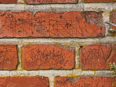 签名墙 一张老学校砖墙的照片 上面有很多学童在 120 多年的时间里写下的签名 旧时涂鸦丹麦石膏代理人风格风化孩子们装饰墙纸推介背景
