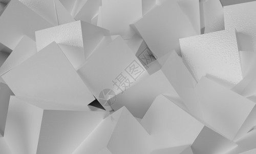 壁纸 白色抽象的多面体 3D纹理 背景阴影高度角落插图多边形边缘地面网络数字体积矩形的高清图片素材