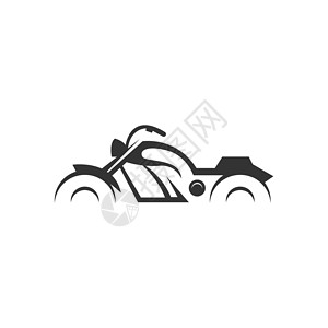 摩托车图标标识设计车轮菜刀插图越野车辆发动机摩托自行车运输背景图片