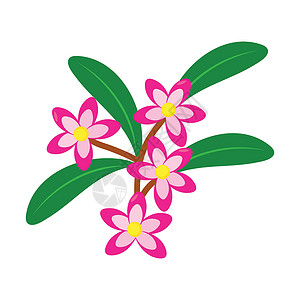 柬埔寨金边王宫柬埔寨花朵图标模板插图植物叶子温泉标识黄色植物群插画