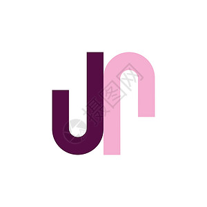 JR J R R 字母图标徽标矢量背景图片