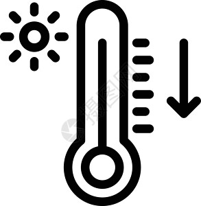 温度预报气候插图网络气象冷却空气天气温度计太阳背景图片