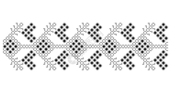 乌克兰的毛巾装饰品 叫做矢量 hrpringnyk向量刺绣装饰叶子纺织品墙纸民间边框插图织物古董背景图片