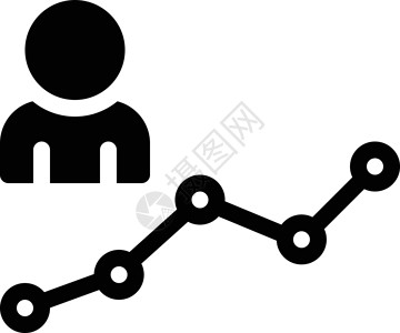 用户金融进步技术商业数据网站图表插图生长网络金融的高清图片素材