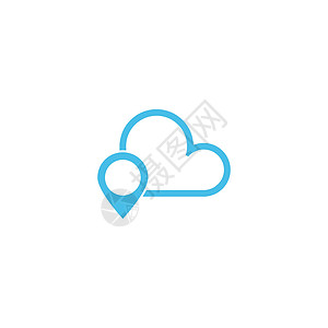 Cloud 图标徽标插图设计模板数据艺术卡通片托管蓝色网站天空电脑标识天气贮存高清图片素材