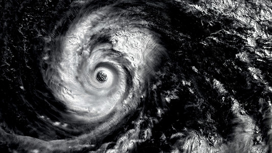 龙卷风元素飓风之眼 在黑色背景上的飓风 地球上空的台风 5级超强台风 从外太空看 美国国家航空航天局提供的这张图片的元素宇宙危险类别全球气背景