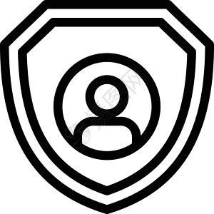用户社会防御网站插图商业标签警卫男性徽章互联网背景图片