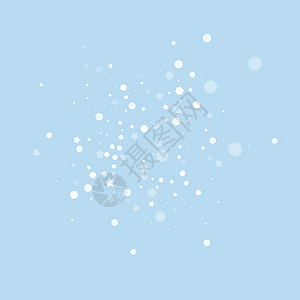 雪之瀑布雪瀑布覆盖的圣诞节背景 精华正方形暴风雪天空新年故事浅蓝色蓝色卷轴雪片光泽设计图片