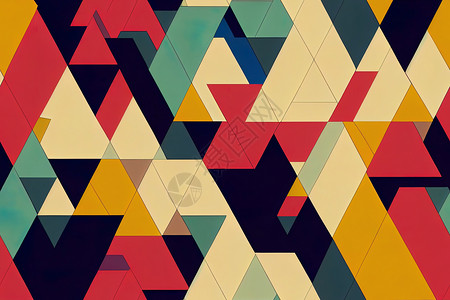 无缝抽象 2d 模式 - 重复几何三角马赛克高品质 2d 插图背景图片