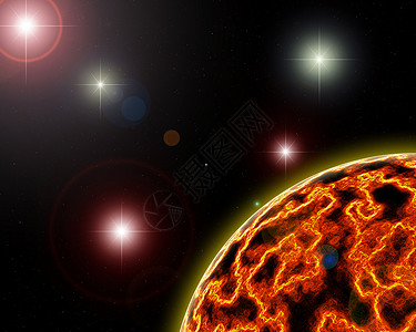 空间天空恒星世界星星红色宇宙背景图片
