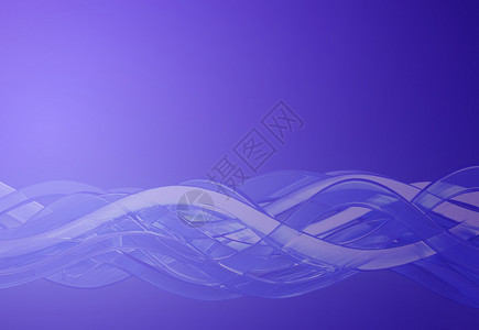 流动波浪蓝调插图线条紫丁香曲线玻璃背景图片