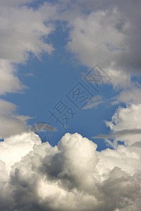 自然的云暴天空天气蓝色风暴多云景观白色天堂气氛背景图片
