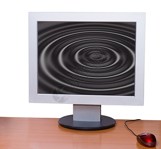 台式计算机办公室监视器家具钥匙职业电脑眼镜展示工作商业背景图片