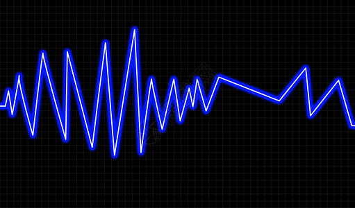 带波形网格海浪黑色心电图图形化正方形网格状监视器心电心脏频率背景图片