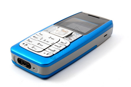 说说专用素材专用手机电讯短信商业电子产品纽扣屏幕电话蓝色空白戒指背景