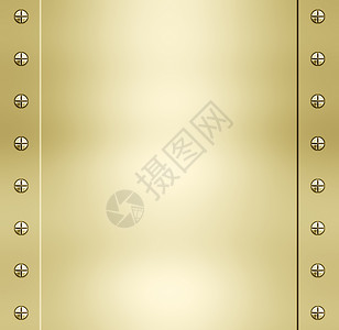 金金金属背景纹理螺丝床单质感抛光反光金子铆钉工业建造盘子背景图片