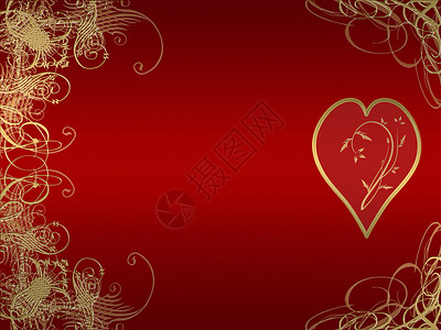 阿拉伯设计装饰品卡片插图金子线条花丝金属漩涡状漩涡叶子背景图片