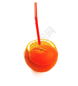 橙红饮料宏观塑料情调液体口渴果汁橙子营养生活异国背景图片