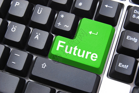 未来的前景未来按钮预报电脑键盘预言旅行财富成功外表商业钥匙背景