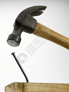 Hammer和Bent针钉背景图片
