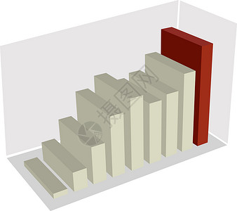 3d 图商业金融红色灰色进步背景图片