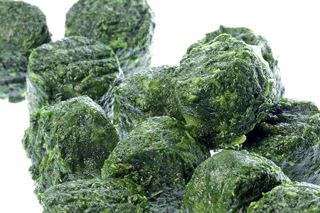冰冻菠菜营养生产青菜叶子绿色食物植物树叶蔬菜菠菜高清图片