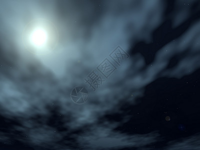 夜空云云天空白色景观星星天气气氛背景图片