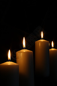 蜡烛阴影火焰氛围灯光背景图片