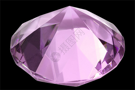 粉色钻石棒粉红钻石粉色玫瑰奢华宝石棱镜珠宝玻璃背景