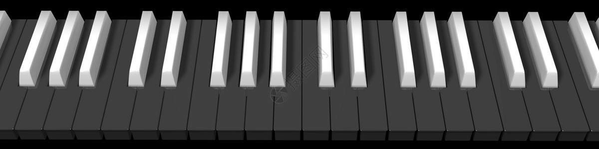 黑色钢琴素材钢琴键特写于黑色的艺术键盘剧院音乐宏观旋律白色爱好教育象牙背景