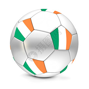 足球球/足球爱尔兰白色的高清图片素材