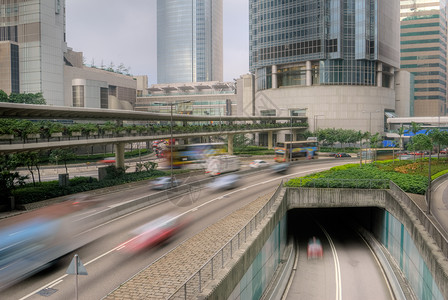 城市交通流量场景建筑学办公室速度摩天大楼住宅玻璃运输地平线商业外部高清图片素材