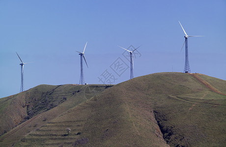 电机动态素材伊塔利 西西里 弗朗科丰特卡塔尼亚省 农村 叶子能源涡轮机涡轮气氛电机绿色生态发电机爬坡蓝色力量旋转背景