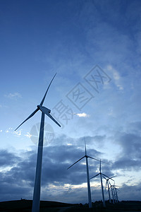 风力磨风机生化器 生态能源背景图片