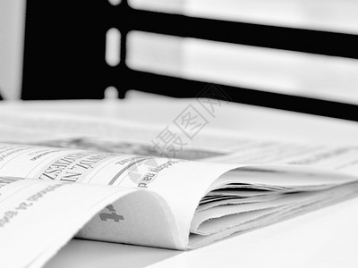 新闻简讯日报白色金融商业黑色杂志桌子背景