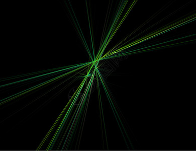 绿色反黑 抽象激光雷背景图片