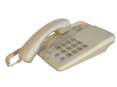 白色隔离的灰色办公室电话技术钥匙听筒服务数字讲话电子产品拨号按钮目的高清图片素材